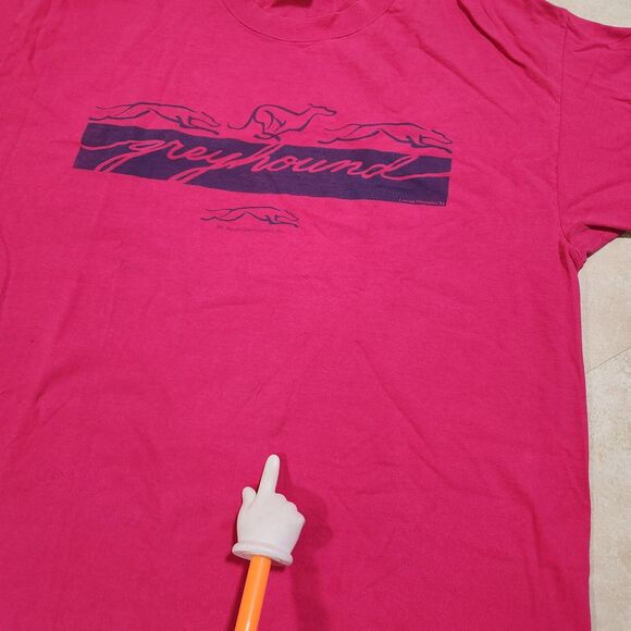 VTG 90s Greyhound Bus Adult XL 1990s Transportation Promo Single Stitch T Shirt - Picture 11 of 15